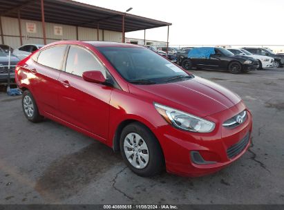 2016 HYUNDAI ACCENT SE Red  Gasoline KMHCT4AE7GU046638 photo #1