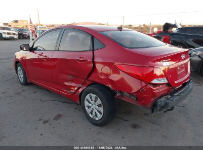 2016 HYUNDAI ACCENT SE Red  Gasoline KMHCT4AE7GU046638 photo #4