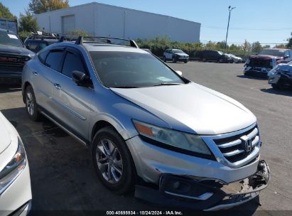 2013 HONDA CROSSTOUR EX-L Silver  Gasoline 5J6TF3H50DL002343 photo #1