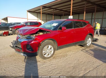 2020 CHEVROLET BLAZER FWD 3LT Red  Gasoline 3GNKBDRS0LS663250 photo #3