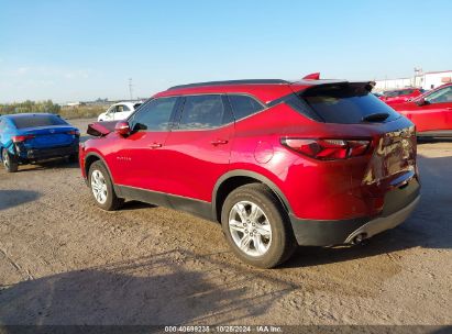 2020 CHEVROLET BLAZER FWD 3LT Red  Gasoline 3GNKBDRS0LS663250 photo #4