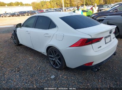 2017 LEXUS IS 300 White  Gasoline JTHCM1D24H5016573 photo #4