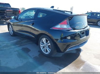 2011 HONDA CR-Z Black  Hybrid JHMZF1D40BS009134 photo #4