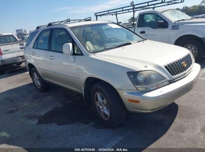 2000 LEXUS RX 300 White  Gasoline JT6HF10U7Y0161328 photo #1