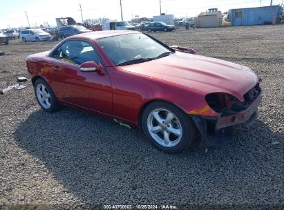 2004 MERCEDES-BENZ SLK 320 Red  Gasoline WDBKK65F84F305167 photo #1