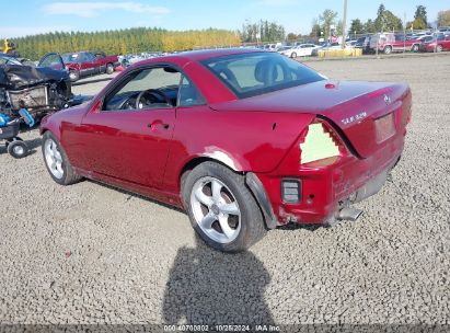 2004 MERCEDES-BENZ SLK 320 Red  Gasoline WDBKK65F84F305167 photo #4