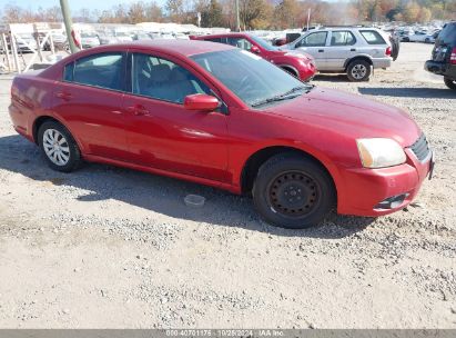 2009 MITSUBISHI GALANT ES/SPORT EDITION Red  Gasoline 4A3AB36F09E007376 photo #1