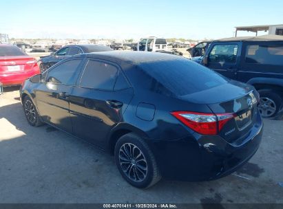 2015 TOYOTA COROLLA LE Black  Gasoline 5YFBURHE6FP299610 photo #4