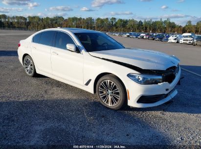 2019 BMW 540I White  Gasoline WBAJE5C53KWW14483 photo #1