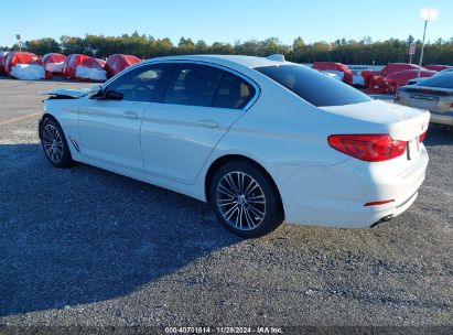 2019 BMW 540I White  Gasoline WBAJE5C53KWW14483 photo #4