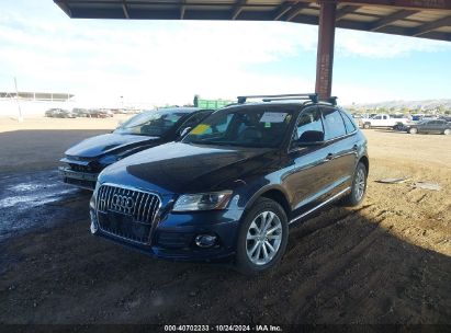 2015 AUDI Q5 2.0T PREMIUM Black  Flexible Fuel WA1LFAFP6FA056480 photo #3