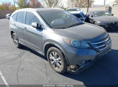 2012 HONDA CR-V EX-L Gray  Gasoline JHLRM3H75CC004761 photo #1