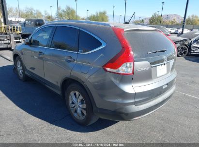 2012 HONDA CR-V EX-L Gray  Gasoline JHLRM3H75CC004761 photo #4