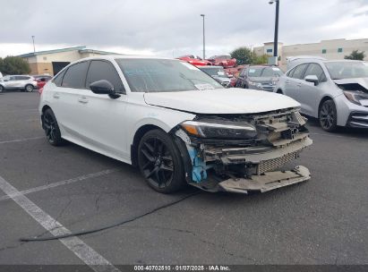 2022 HONDA CIVIC SI SEDAN White  Gasoline 2HGFE1E52NH470489 photo #1