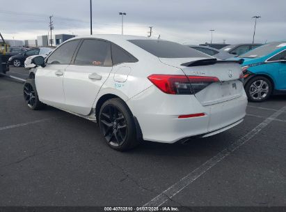 2022 HONDA CIVIC SI SEDAN White  Gasoline 2HGFE1E52NH470489 photo #4