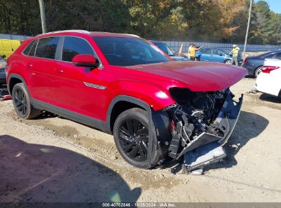 2021 VOLKSWAGEN ATLAS CROSS SPORT 3.6L V6 SE W/TECHNOLOGY Red  Gasoline 1V2JE2CA8MC241281 photo #1