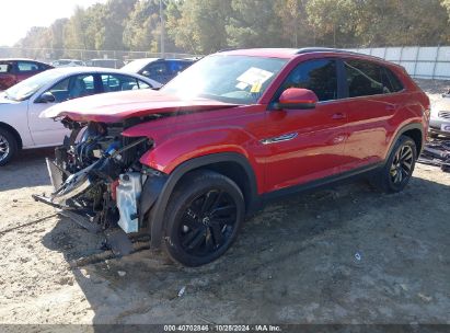 2021 VOLKSWAGEN ATLAS CROSS SPORT 3.6L V6 SE W/TECHNOLOGY Red  Gasoline 1V2JE2CA8MC241281 photo #3