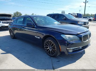 2013 BMW 740LI Blue  Gasoline WBAYE4C58DDW22781 photo #1