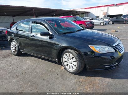 2014 CHRYSLER 200 LX Black  Gasoline 1C3CCBAB4EN212043 photo #1