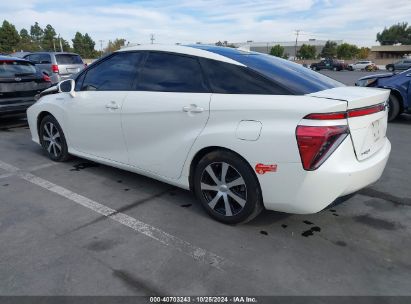 2017 TOYOTA MIRAI White  Other JTDBVRBD4HA002371 photo #4