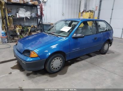 1992 GEO METRO LSI Blue  Gasoline 2C1MR2464N6748943 photo #3