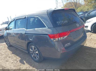 2015 HONDA ODYSSEY TOURING/TOURING ELITE Gray  Gasoline 5FNRL5H94FB060999 photo #4