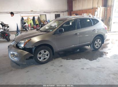 2014 NISSAN ROGUE SELECT S Gray  Gasoline JN8AS5MV6EW204537 photo #3