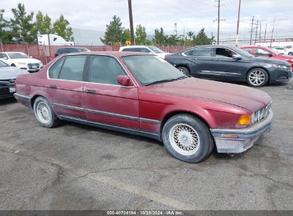 1993 BMW 740 I AUTOMATIC Red  Gasoline WBAGD4326PDE60709 photo #1