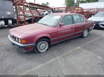 1993 BMW 740 I AUTOMATIC Red  Gasoline WBAGD4326PDE60709 photo #3