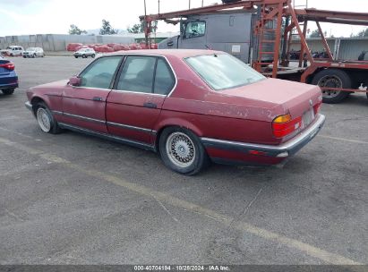 1993 BMW 740 I AUTOMATIC Red  Gasoline WBAGD4326PDE60709 photo #4