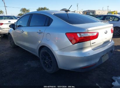 2016 KIA RIO LX Silver  Gasoline KNADM4A37G6668565 photo #4