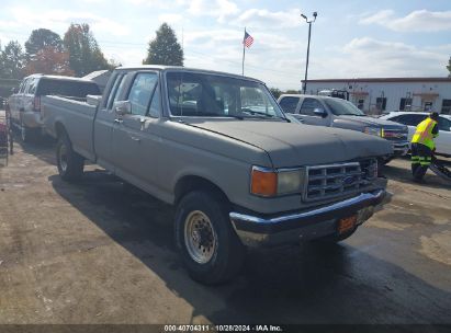 1988 FORD F250 Gray  Gasoline 1FTHX26G4JKA72923 photo #1