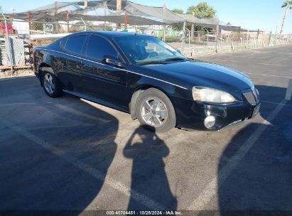 2005 PONTIAC GRAND PRIX Black  Gasoline 2G2WP522351246039 photo #1