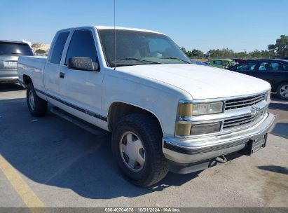 1996 CHEVROLET GMT-400 K1500 White  Gasoline 2GCEK19R2T1179870 photo #1