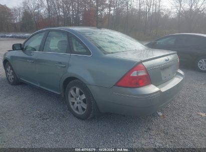 2007 FORD FIVE HUNDRED SEL Blue  Gasoline 1FAHP24137G116202 photo #4