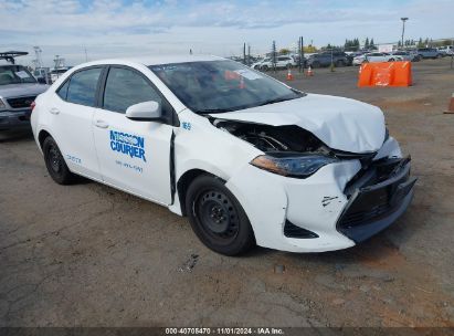 2018 TOYOTA COROLLA LE White  Gasoline 2T1BURHE2JC068342 photo #1