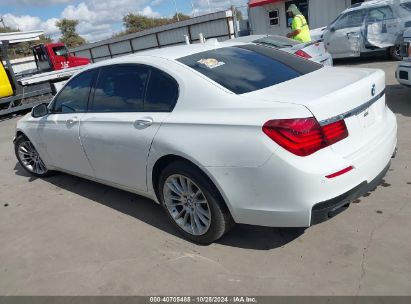 2015 BMW 750LI White  Gasoline WBAYE8C58FD781505 photo #4