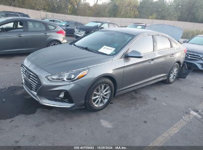 2019 HYUNDAI SONATA SE Gray  Gasoline 5NPE24AF4KH800753 photo #3