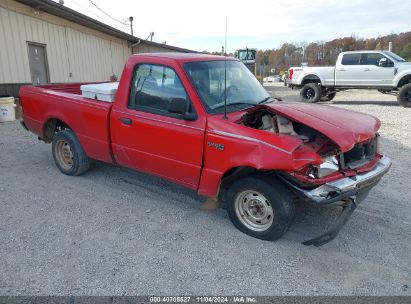 1996 FORD RANGER Red  Gasoline 1FTCR10A9TUA70949 photo #1