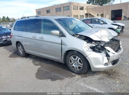 2007 HONDA ODYSSEY EX-L Gold  Gasoline 5FNRL38797B441140 photo #1