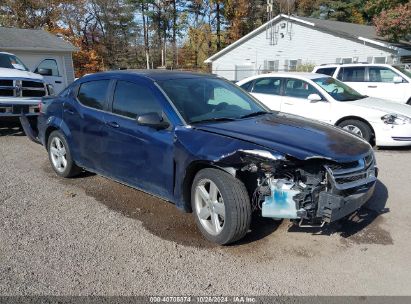 2013 DODGE AVENGER SE Blue  Gasoline 1C3CDZAB2DN551436 photo #1