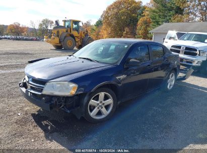 2013 DODGE AVENGER SE Blue  Gasoline 1C3CDZAB2DN551436 photo #3