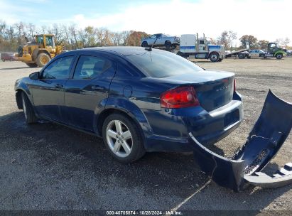 2013 DODGE AVENGER SE Blue  Gasoline 1C3CDZAB2DN551436 photo #4