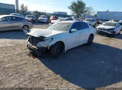 2008 INFINITI G35 White  Gasoline JNKBV61F98M253112 photo #3