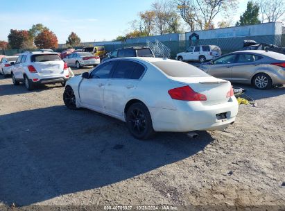 2008 INFINITI G35 White  Gasoline JNKBV61F98M253112 photo #4