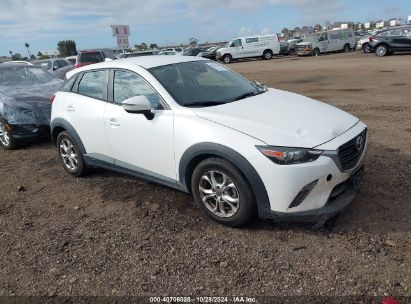 2019 MAZDA CX-3 SPORT White  Gasoline JM1DKDB77K0443200 photo #1