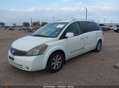 2009 NISSAN QUEST 3.5 SL White  Gasoline 5N1BV28U09N107896 photo #3