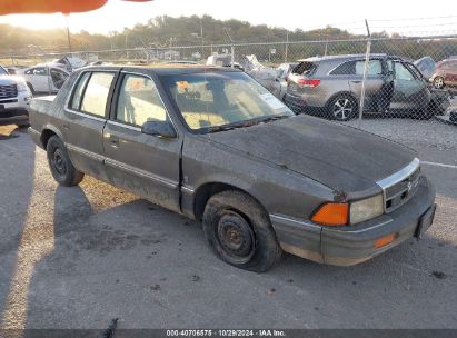 1991 DODGE SPIRIT Gray  Gasoline 1B3XA4631MF680631 photo #1