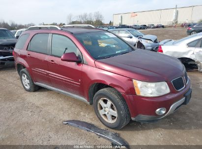 2007 PONTIAC TORRENT Red  Gasoline 2CKDL63F976246549 photo #1