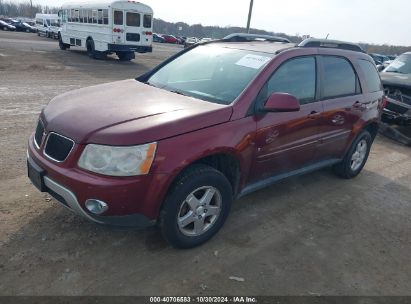 2007 PONTIAC TORRENT Red  Gasoline 2CKDL63F976246549 photo #3